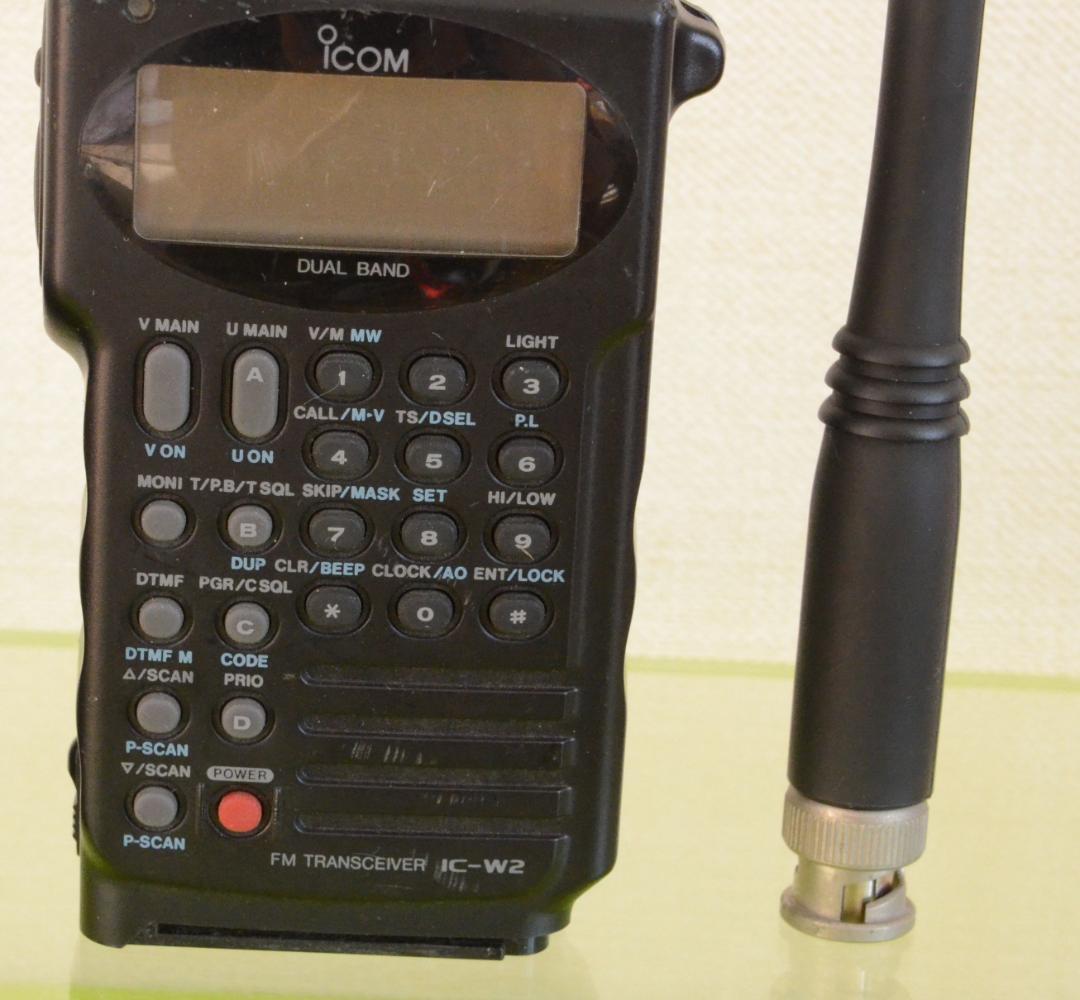 ICOM IC-W2&BP-90 デュアルバンド無線機トランシーバー動作確認済