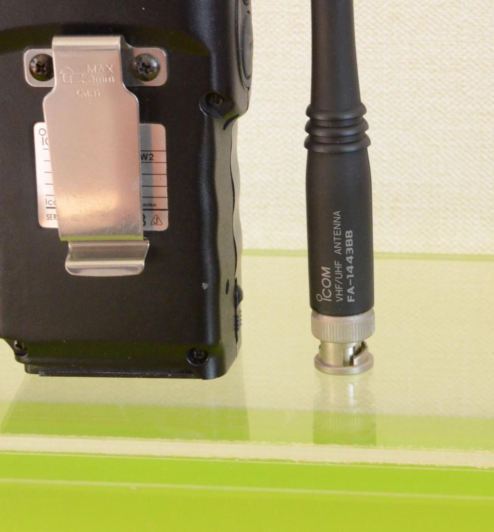 ICOM IC-W2&BP-90 デュアルバンド無線機トランシーバー動作確認済