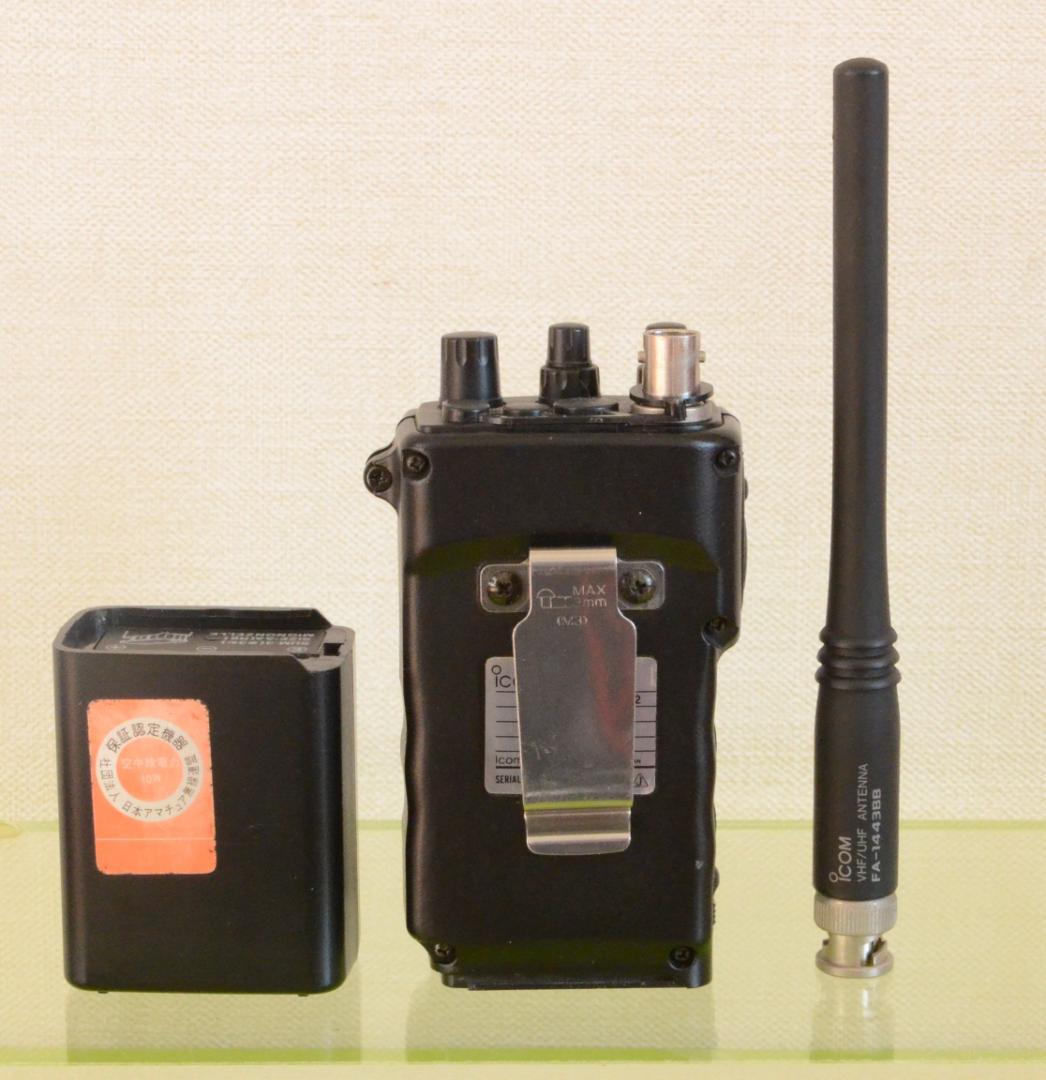 ICOM IC-W2&BP-90 デュアルバンド無線機トランシーバー動作確認済