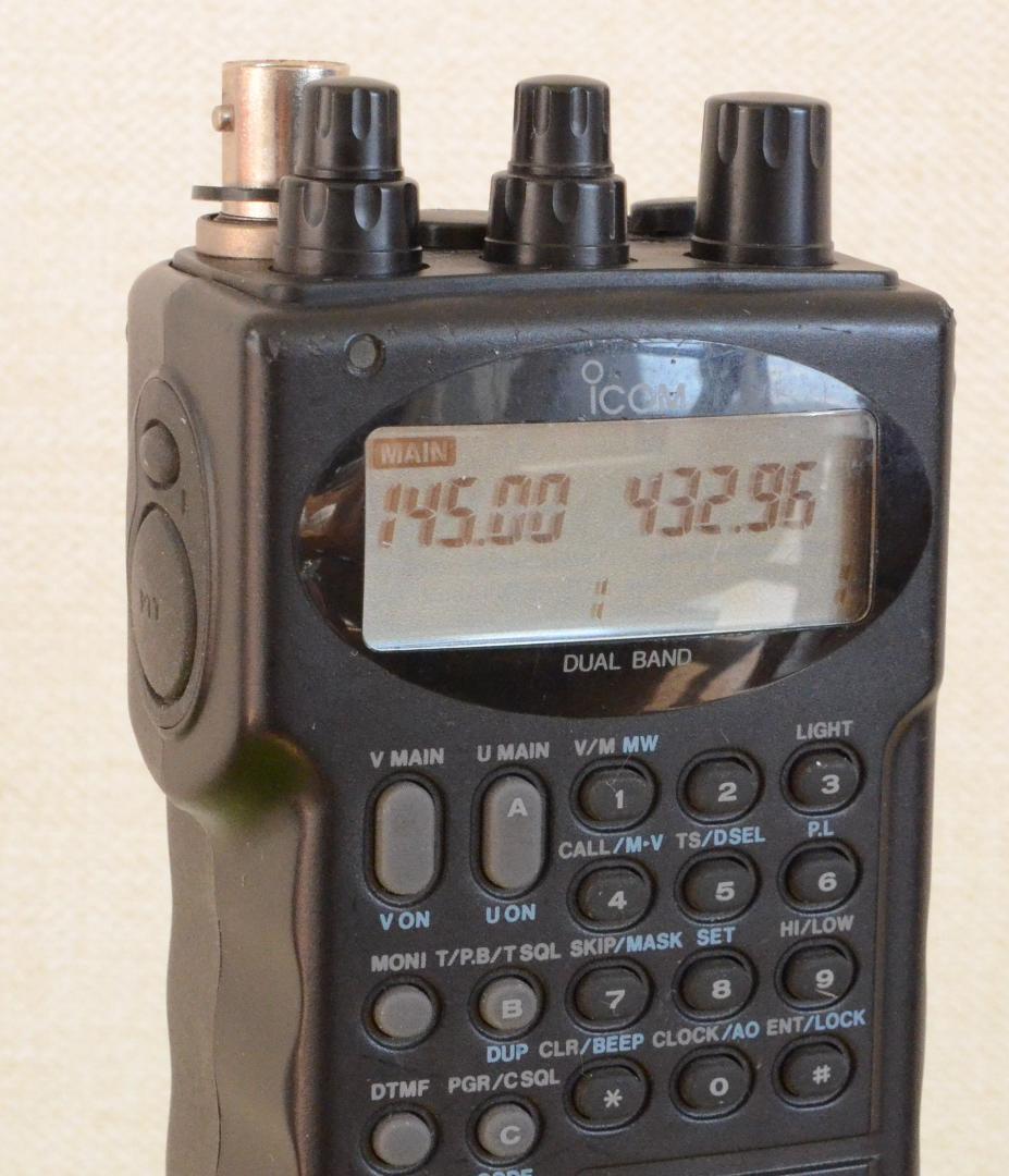 ICOM IC-W2&BP-90 デュアルバンド無線機トランシーバー動作確認済