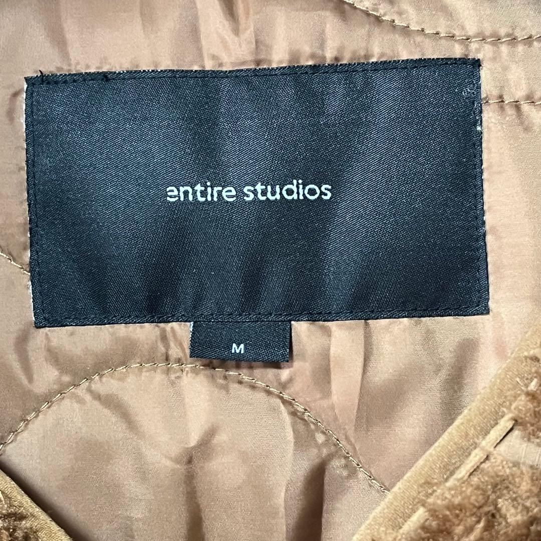 美品】entire studios フリースボアベスト ／Mメンズ