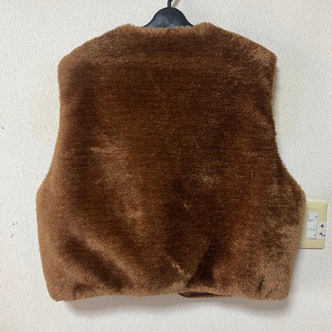 美品】entire studios フリースボアベスト ／Mメンズ