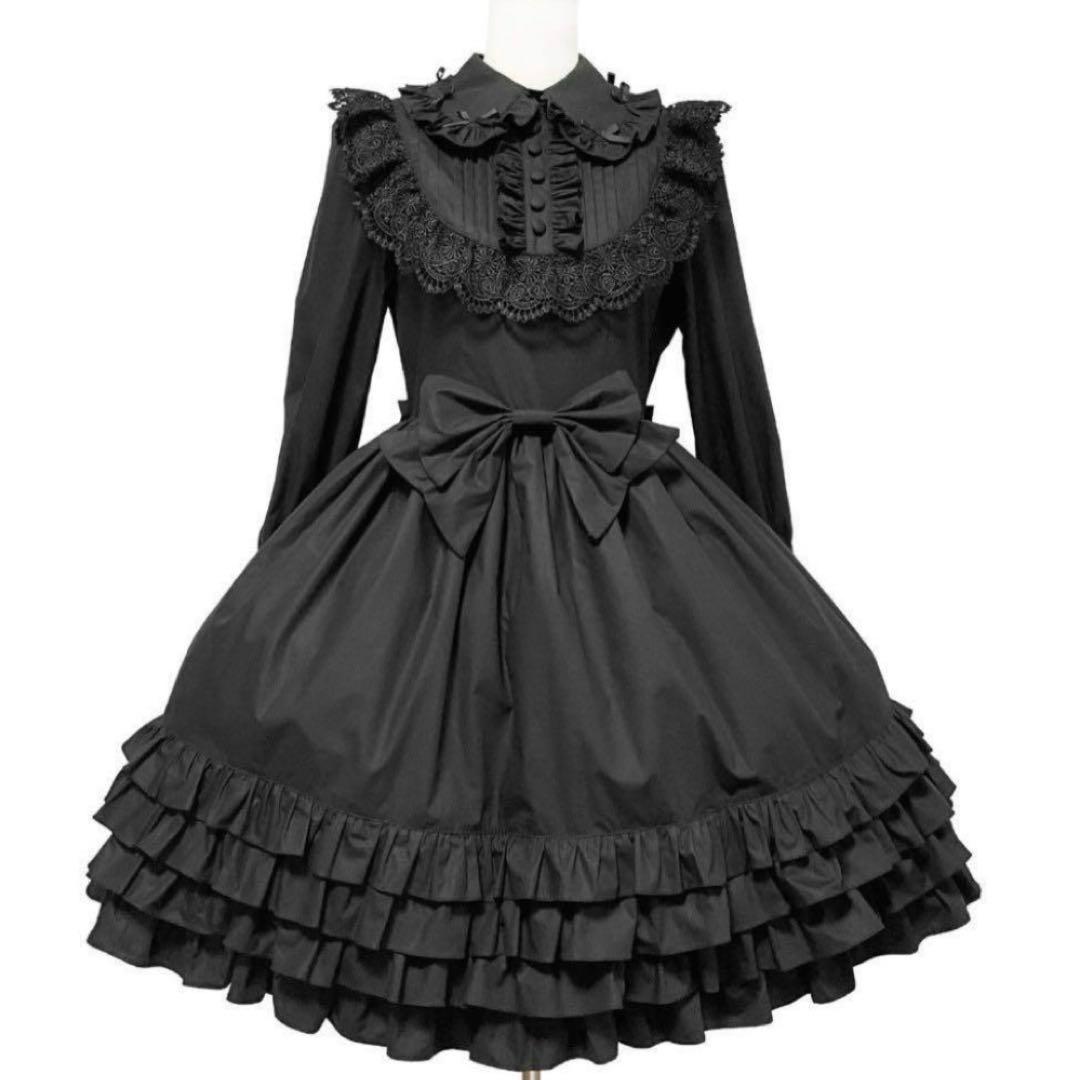 AND ROMEO アンドロミオ 黒 ロリータ ワンピース