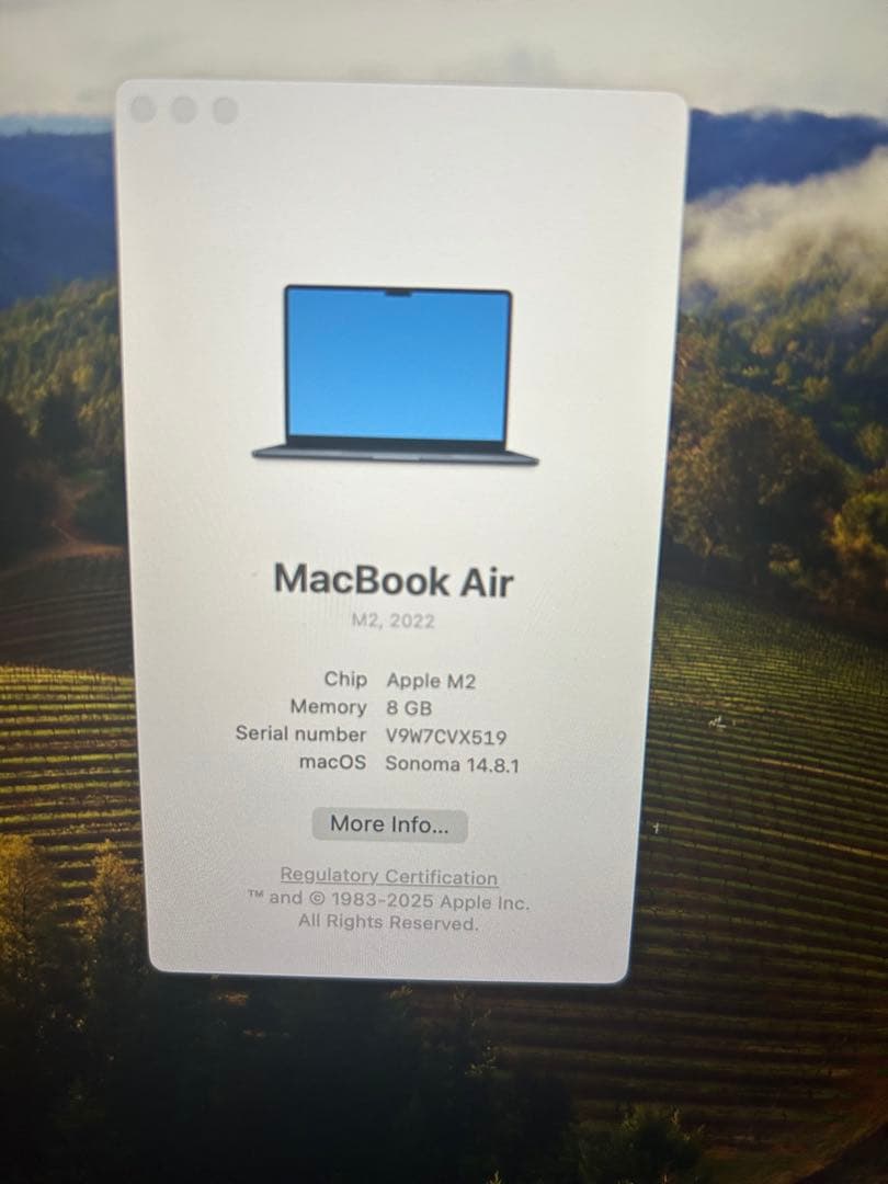 【すぐ使えます！】MacBook Air M2本体 2022