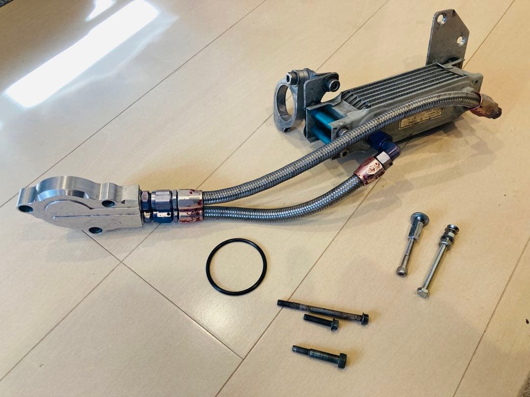 希少オイルクーラー tw200 tw225 セロー225