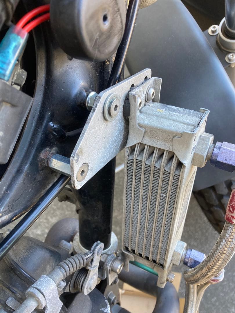 希少オイルクーラー tw200 tw225 セロー225