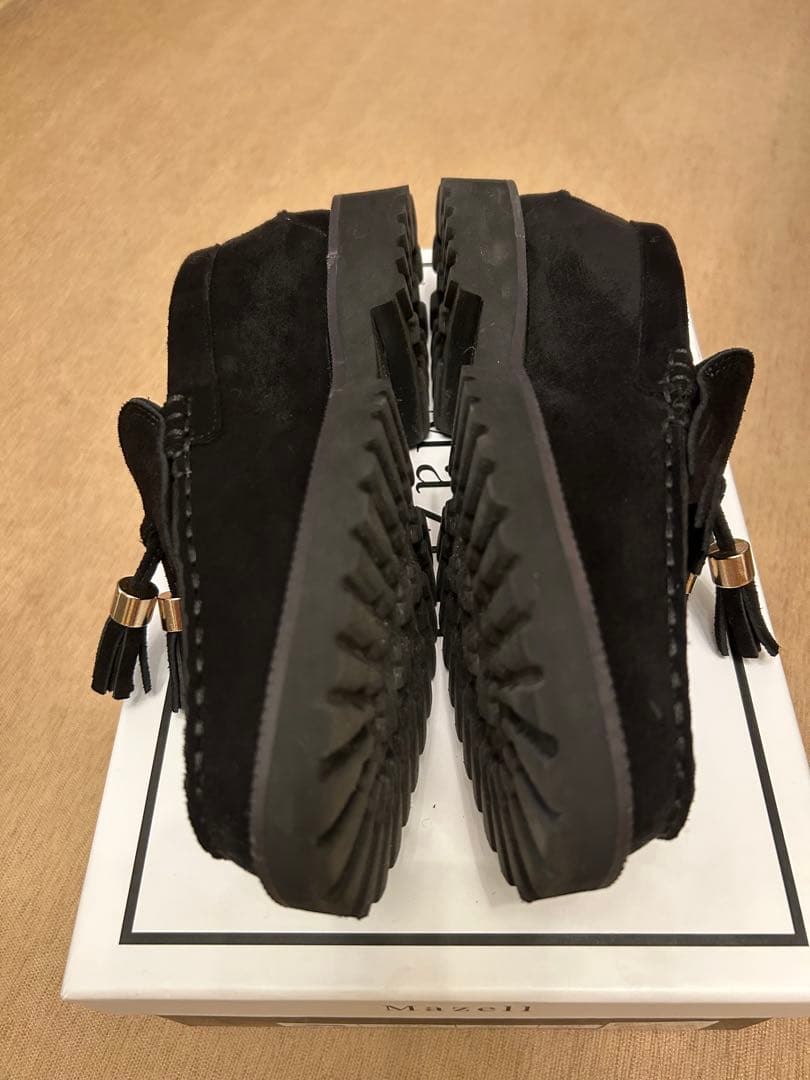 Mazellフリンジ付きスエードローファー