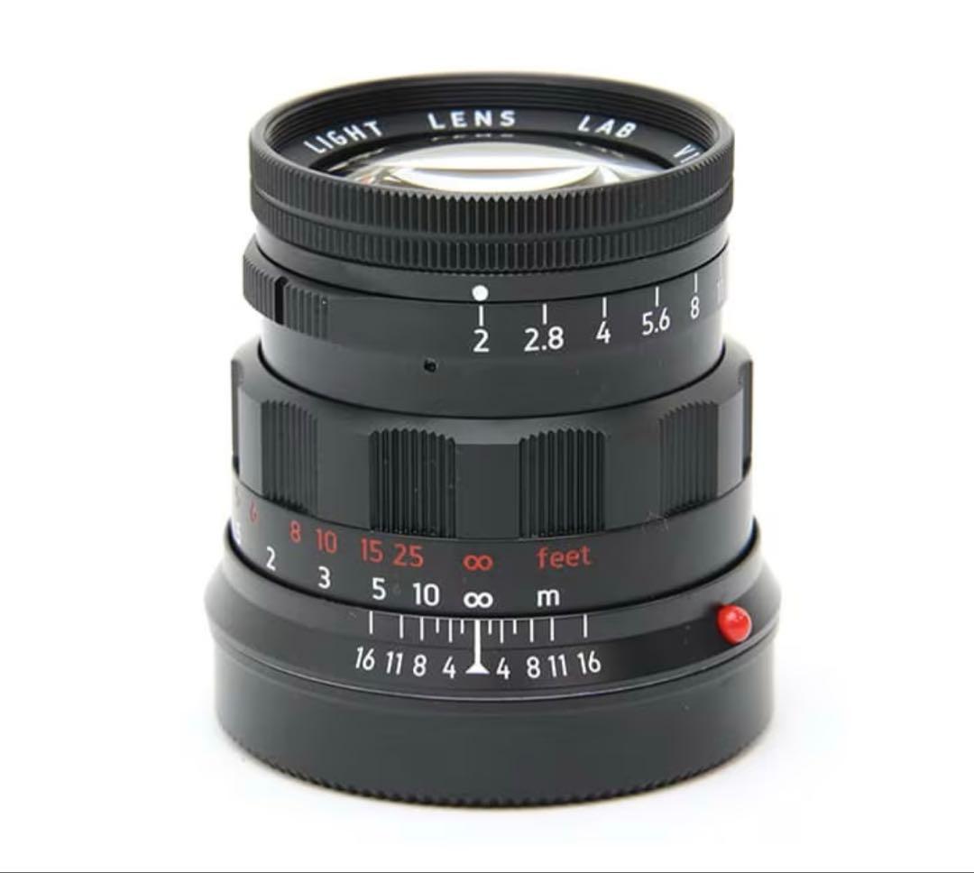 Light lens lab M 50mm F2 Rigid周リジッド ブラック