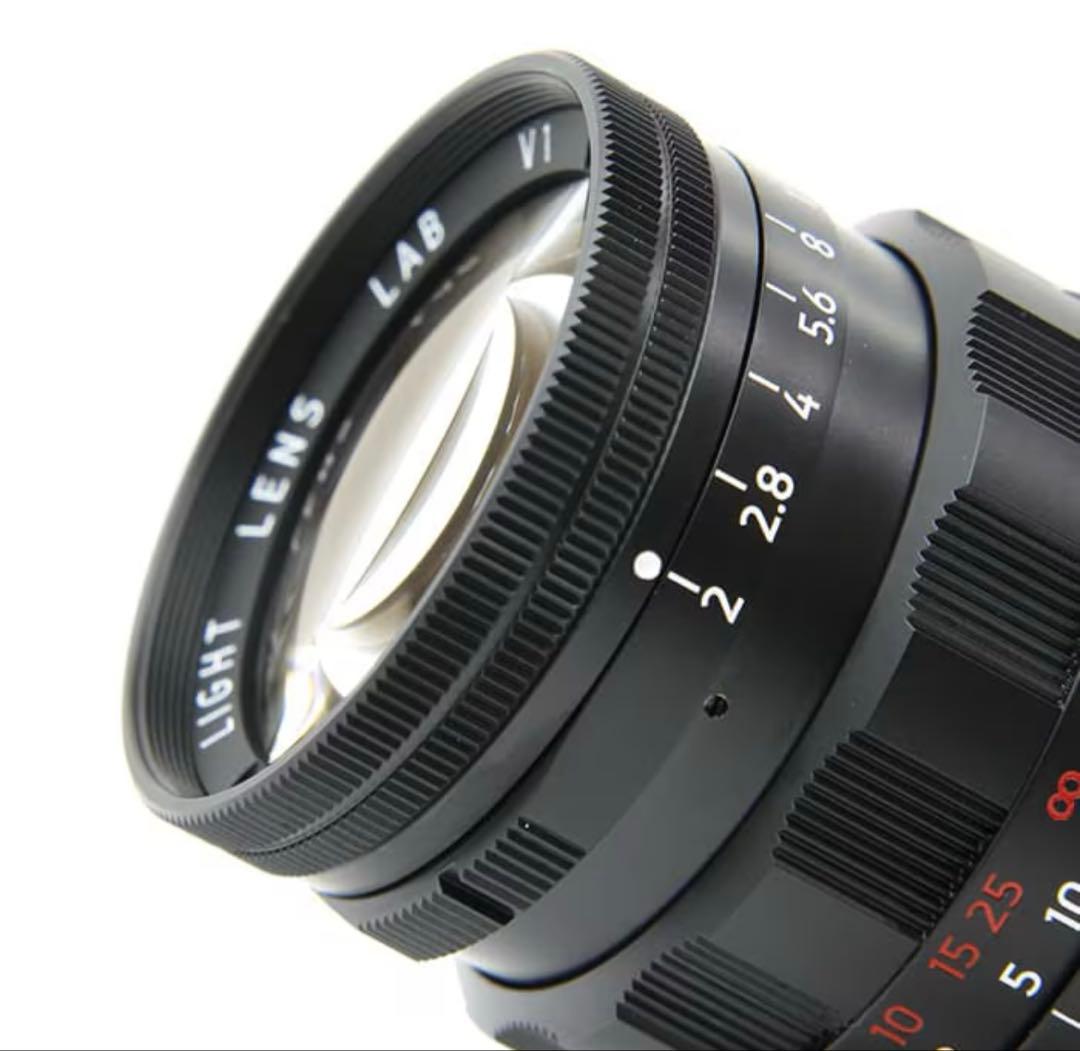 Light lens lab M 50mm F2 Rigid周リジッド ブラック