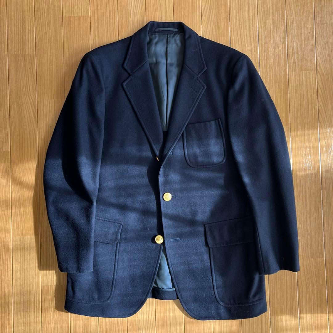 美品 J.PRESS ブレザー 濃紺 金ボタン L 80s〜90s 3段返り