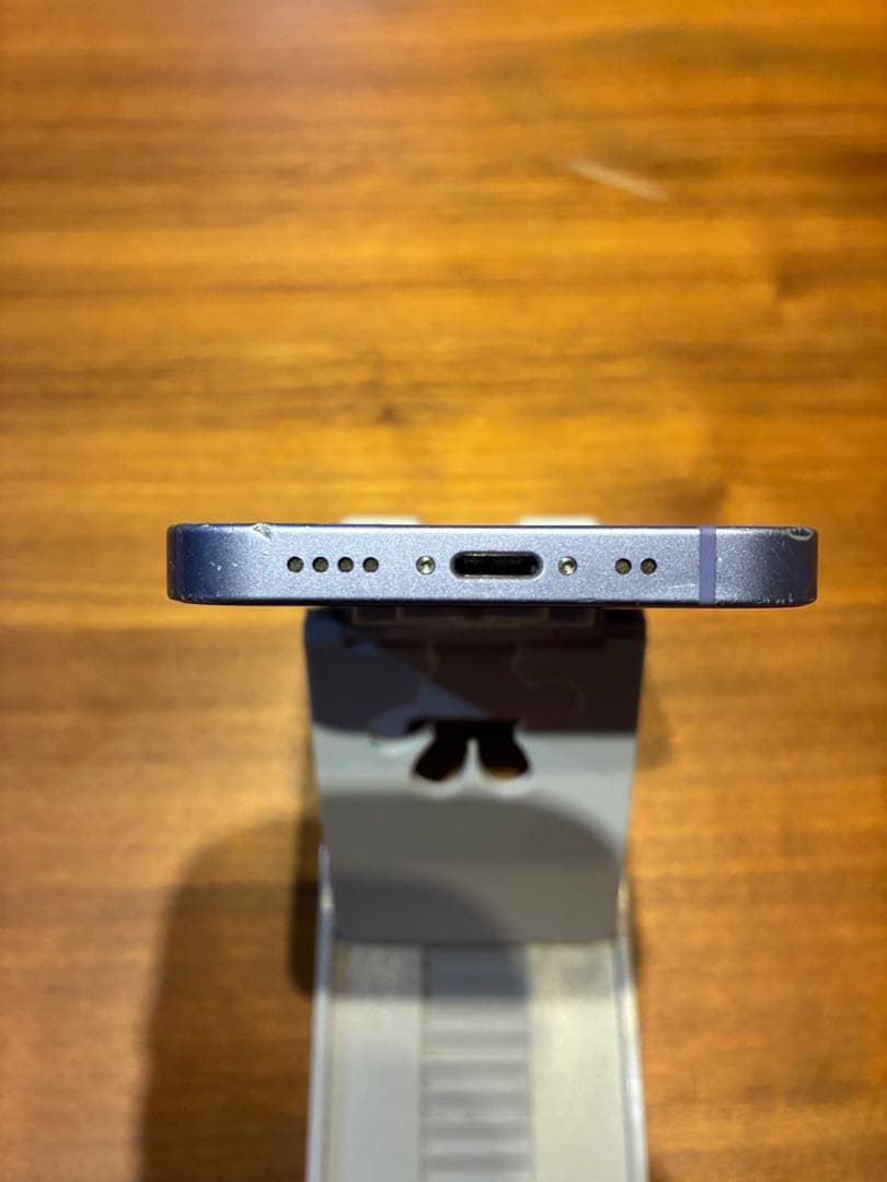 iPhone 12 mini 256GB パープル 背面割れ SIMフリー