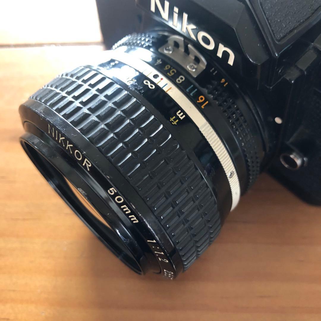 NIKON FM2 50mm f1.2 フィルムカメラ