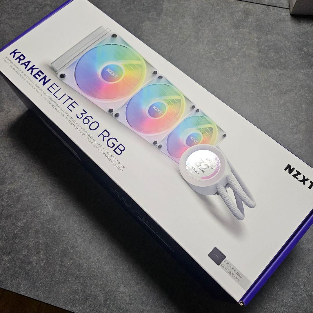 NZXT Kraken Elite 360 RGB 水冷クーラー