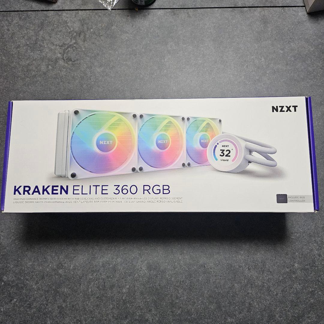 NZXT Kraken Elite 360 RGB 水冷クーラー