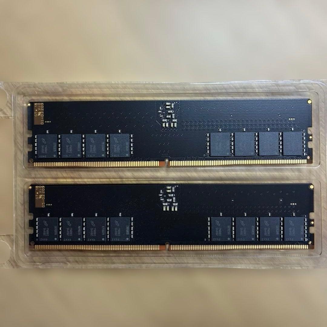 Crucial DDR5 メモリー 32GB×2 キット　4800Hz 1.1V