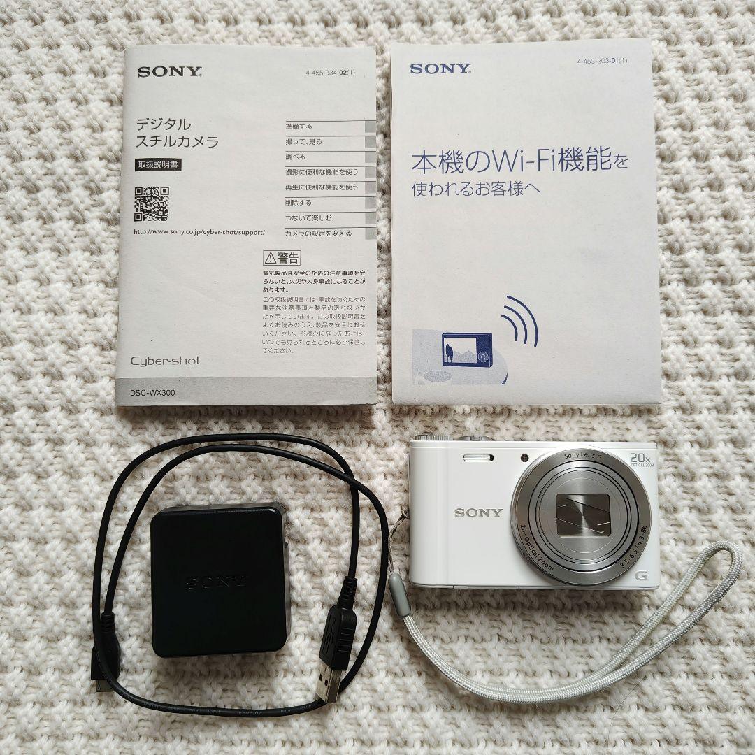 SONY　Cyber-shot　DSC-WX300　取扱説明書付き