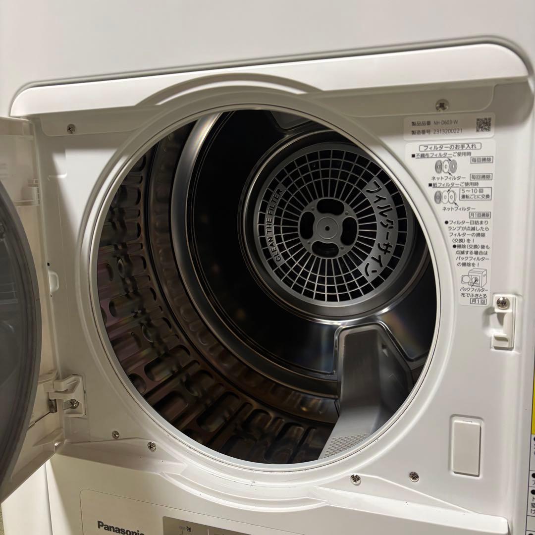 パナソニック　衣類乾燥機【NH-D603】2023年製　Panasonic
