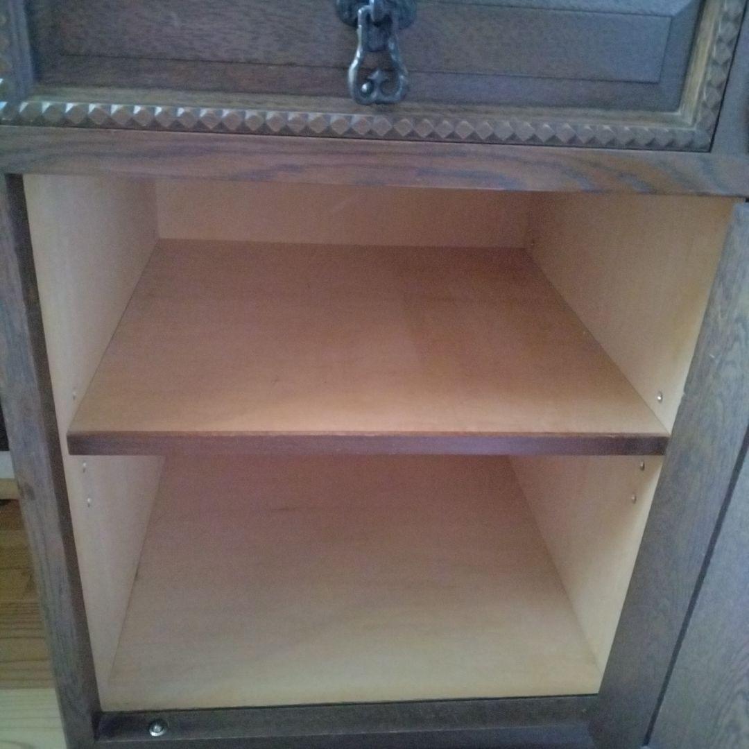 神戸家具　ライティングビューロー 木製机 引き出し付き