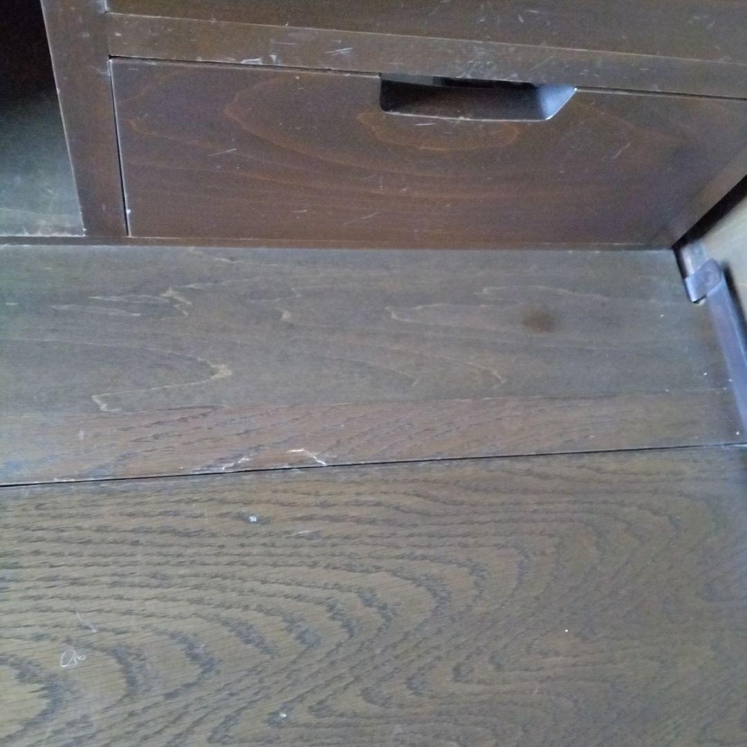 神戸家具　ライティングビューロー 木製机 引き出し付き