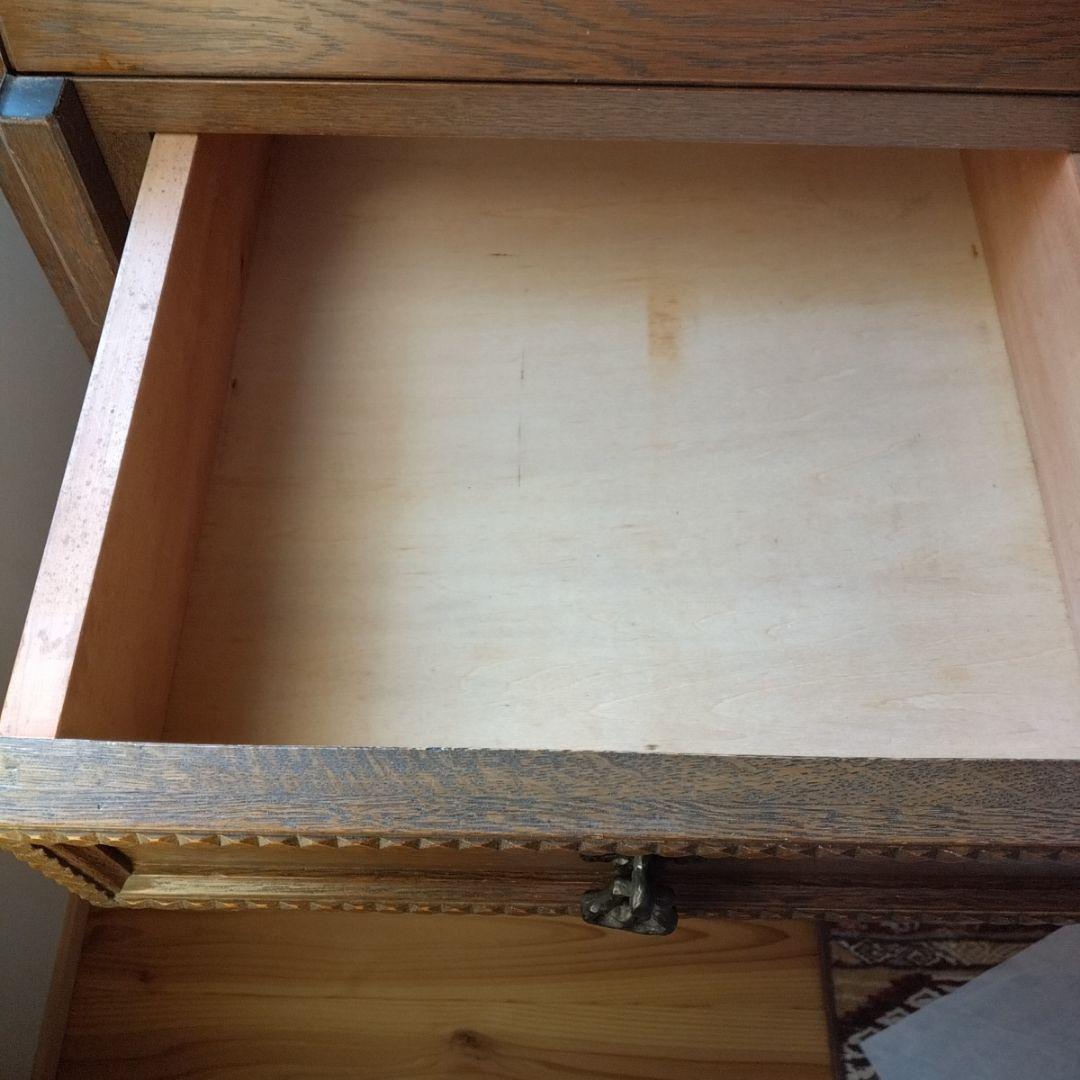 神戸家具　ライティングビューロー 木製机 引き出し付き