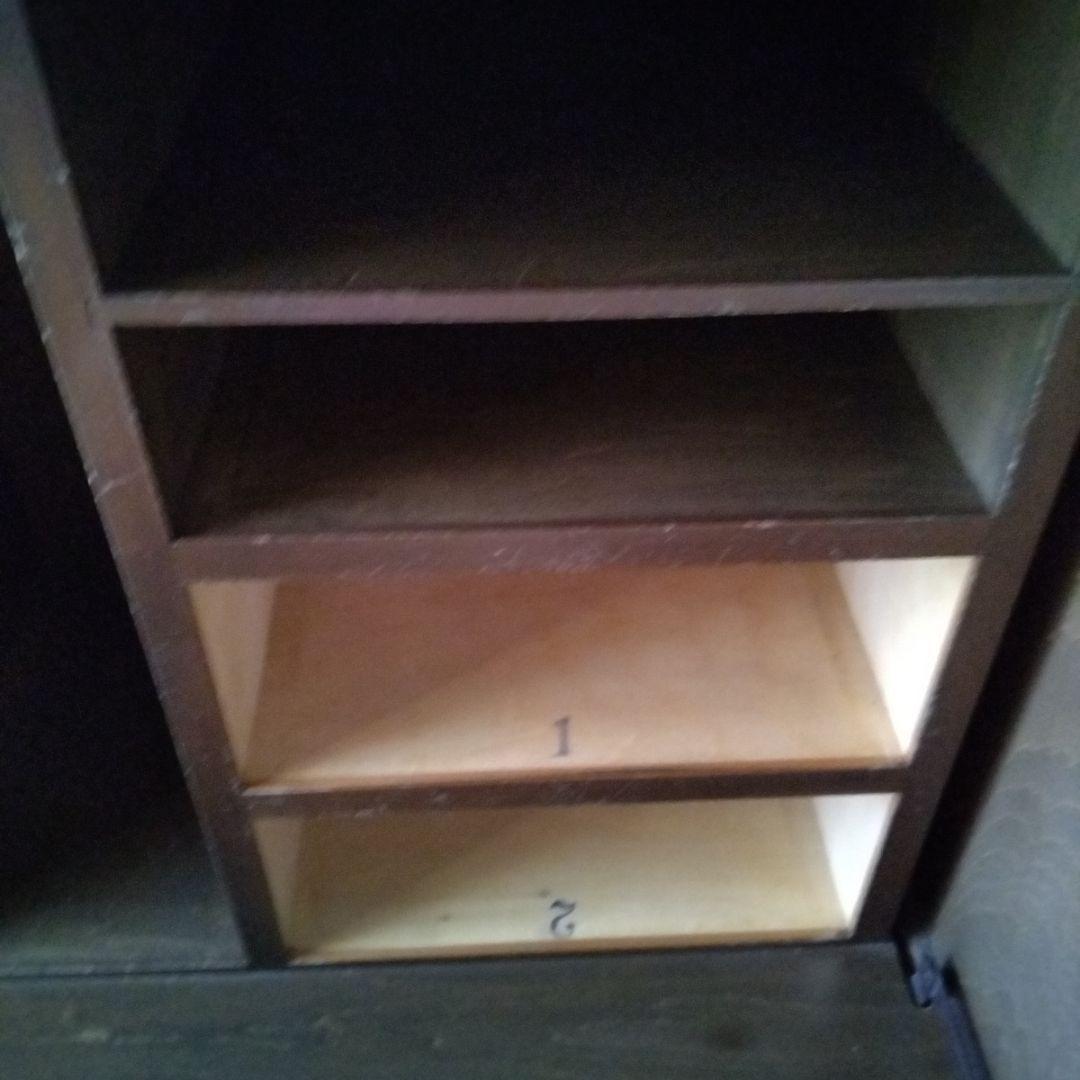 神戸家具　ライティングビューロー 木製机 引き出し付き