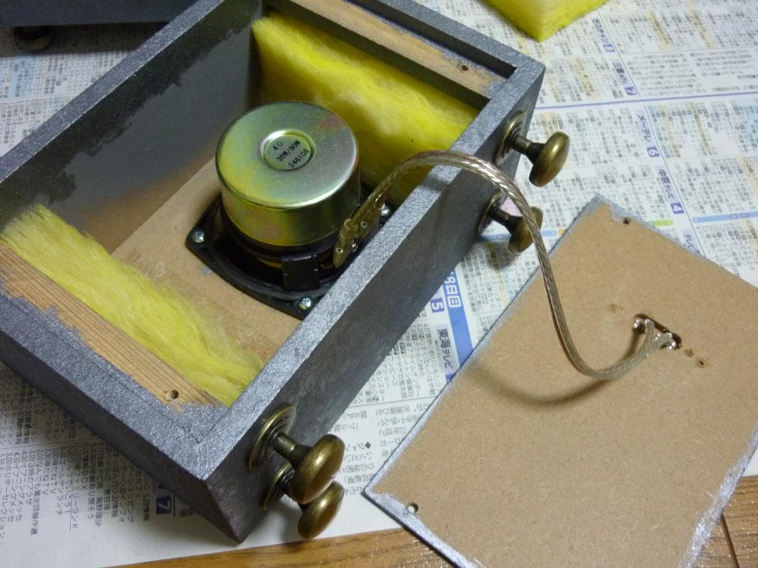 ★ハンドメイド・スピーカー（自作）★DENON◇8cm / 4Ω