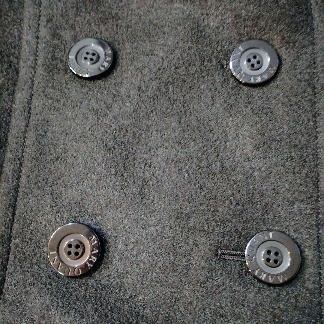 MARY QUANT タグ付き未使用 ウール混 ダブルコート M