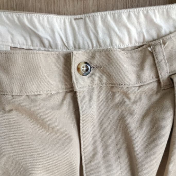 ciota 2 Tuck Chino Cloth Pants 6ベージュ