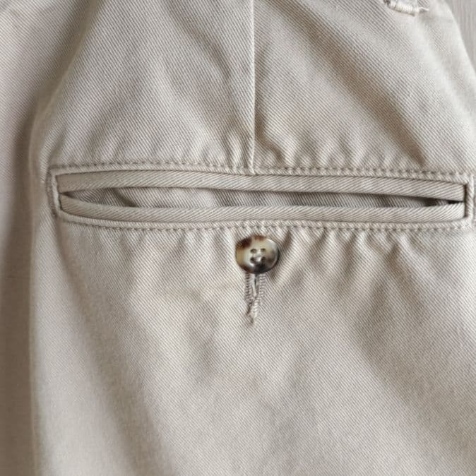 ciota 2 Tuck Chino Cloth Pants 6ベージュ
