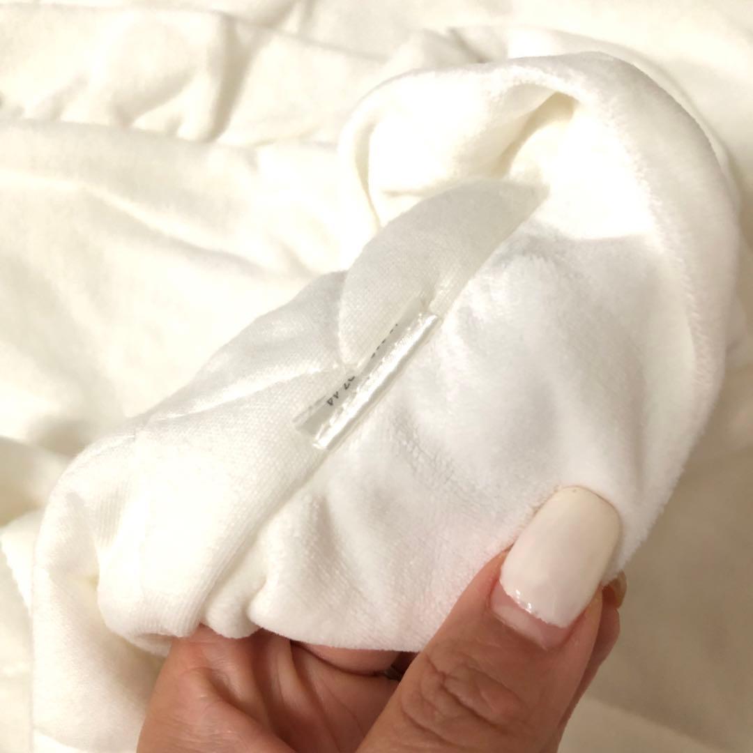 ミキハウス　ベロアアフガンと帽子　新品