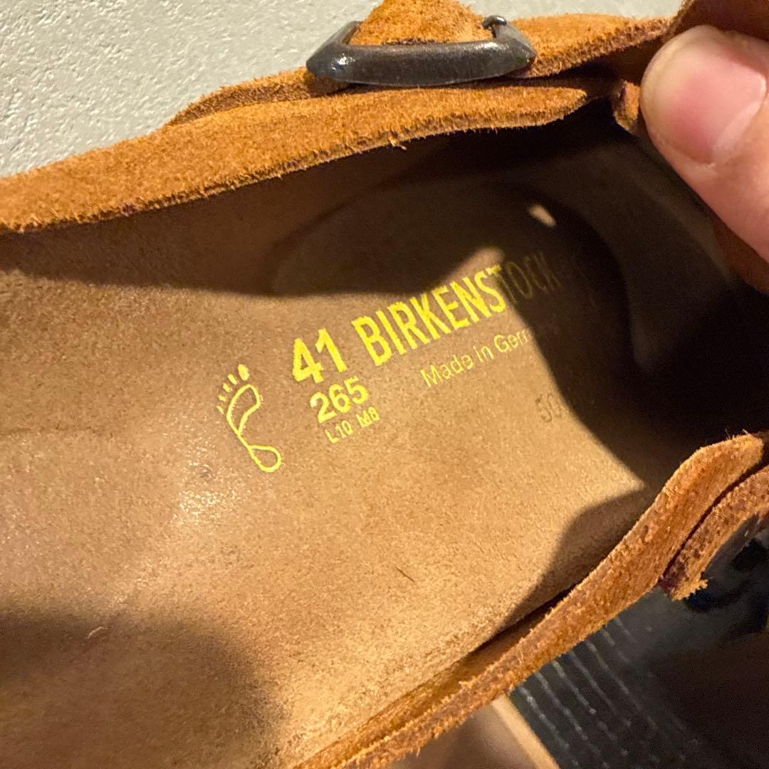 美品　ビルケンシュトック　ボストンスエード