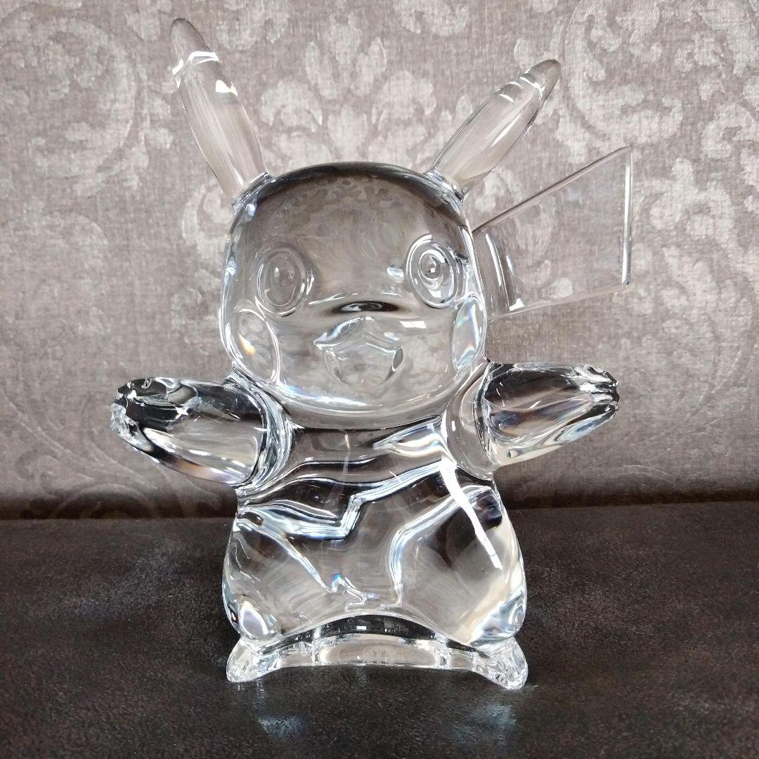 w370 Baccarat バカラ ポケモン ピカチュウ クリスタル 置物　G