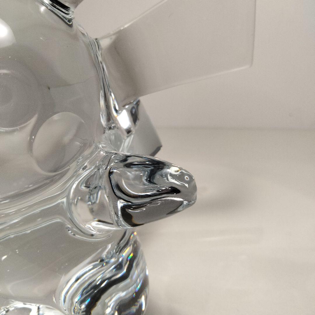 w370 Baccarat バカラ ポケモン ピカチュウ クリスタル 置物　G