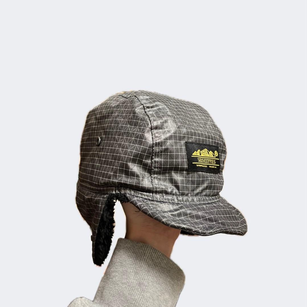 【美品】Sexhippies mountain cap グレー フライトキャップ