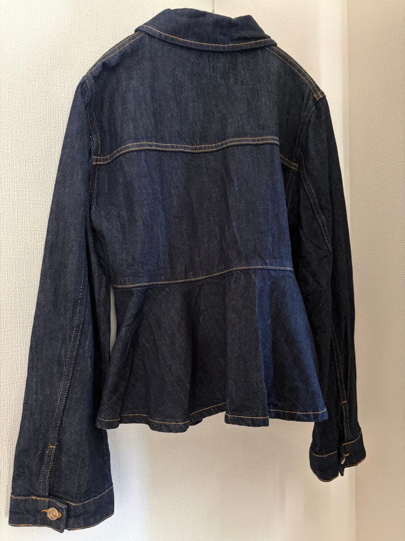 ZARA Z1975 デニムぺプラムジャケット L