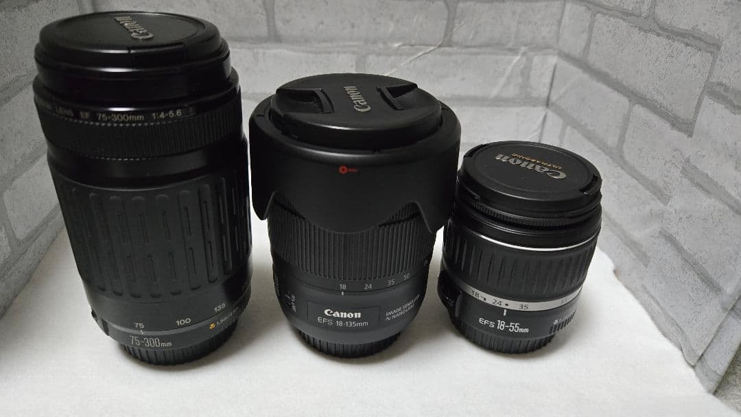 Canon EOS 80D　2,420万画素　レンズ３つ　セット売り　初心者向け