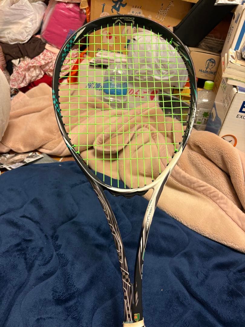 極美品　鬼滅の刃 F SPEED S-01 TANJIRO ソフトテニス