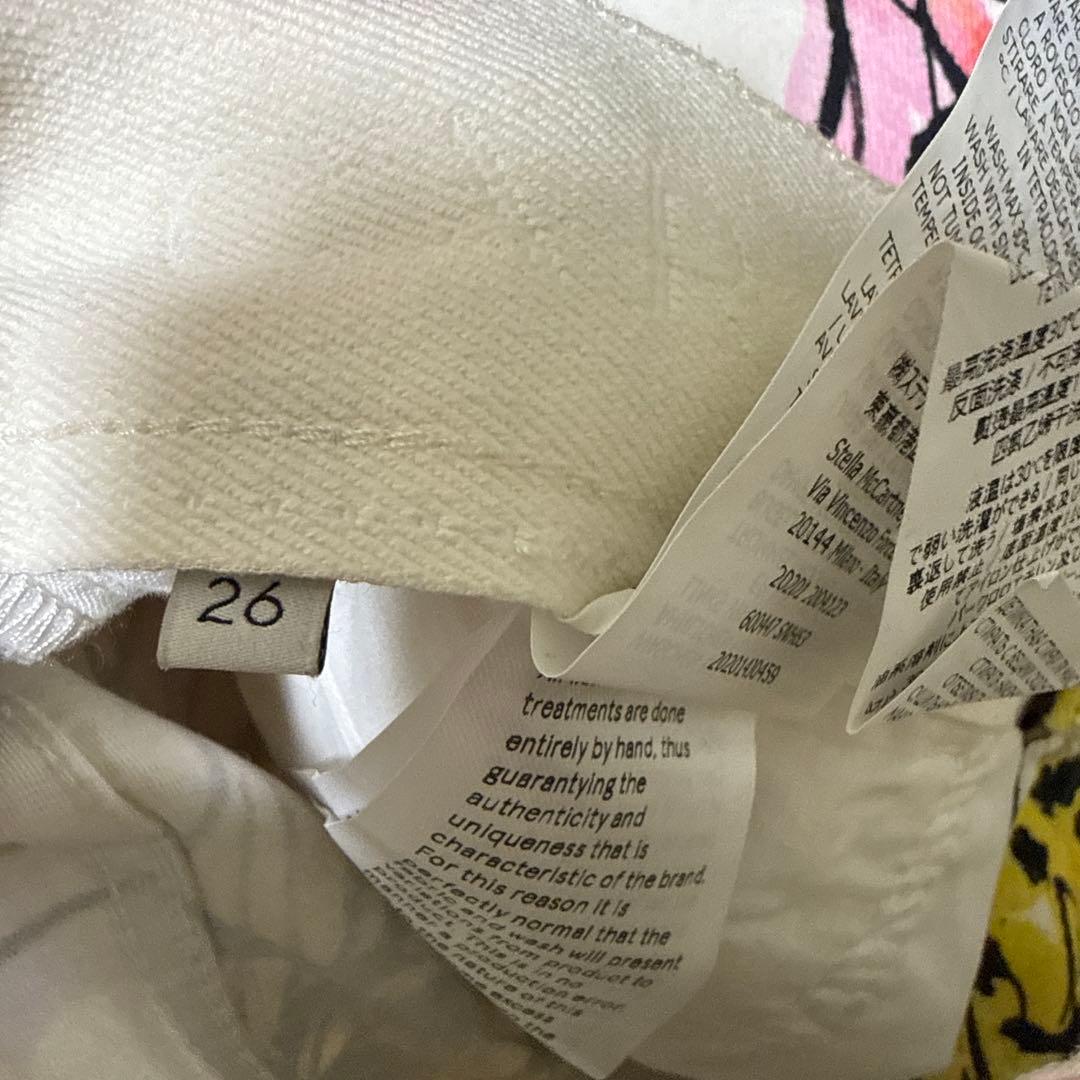 【美品】STELLA McCARTNEY 馬柄デニムパンツ　26size