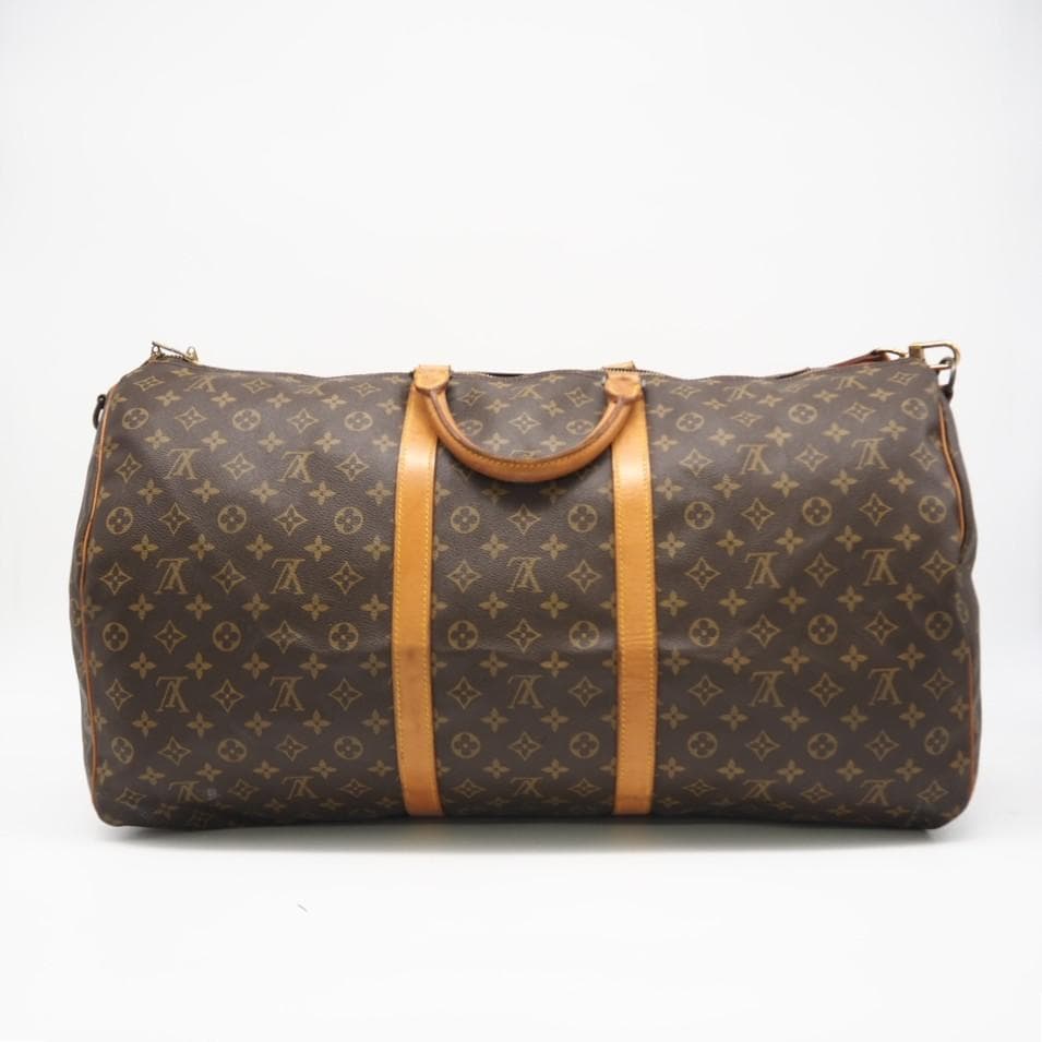 LOUIS VUITTON ボストンバッグ キーポル バンドリエール 60 茶