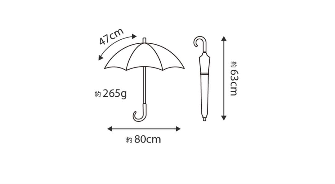 新品未使用　サンバリア100 長傘Sサイズ / コンビmoku ブルー