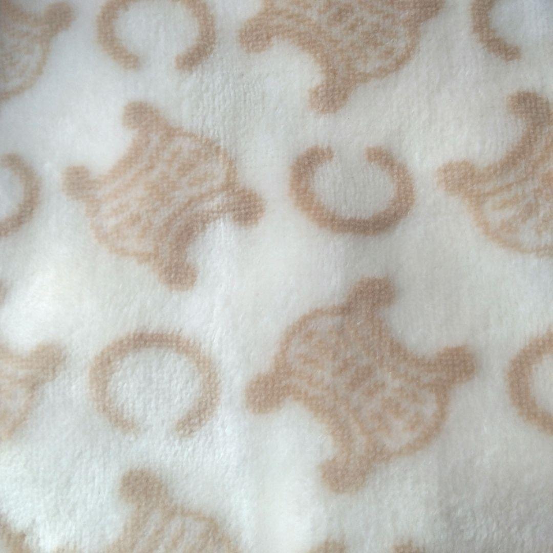 セリーヌ毛布　シール織綿毛布　マカダム　Cロゴ柄　シングル　日本製　西川産業