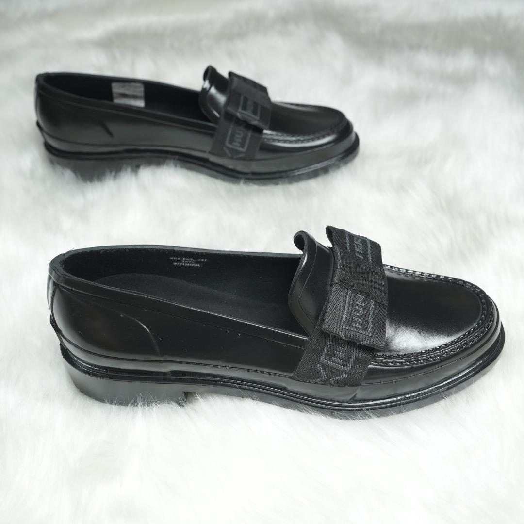 極美品✨HUNTER REFAIND BOW PENNY LOAFER 24