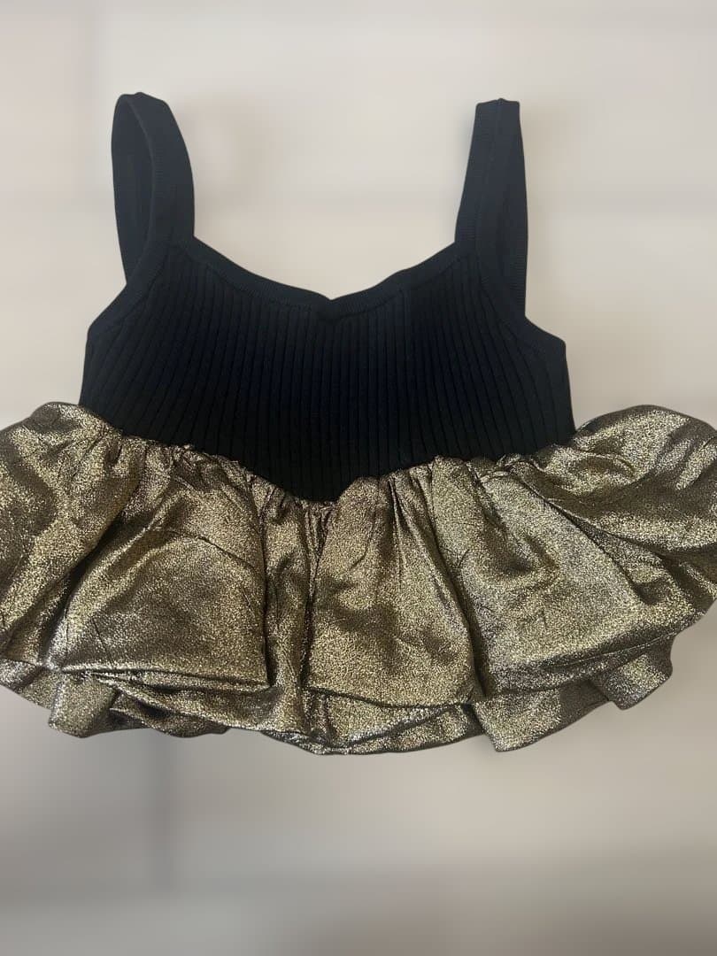 OMMO LLIC BALLON KT BUSTIER ゴールド