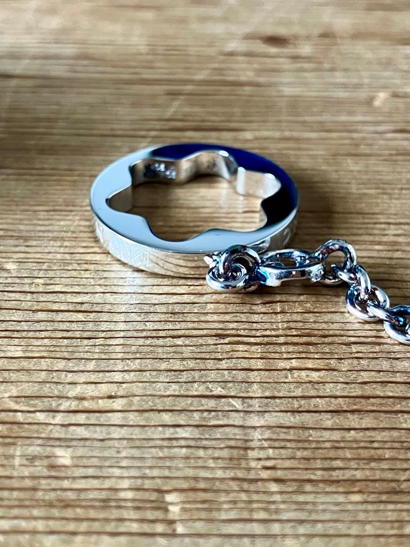 【貴重】MONTBLANC スターリングシルバー925 キーリング 箱付き