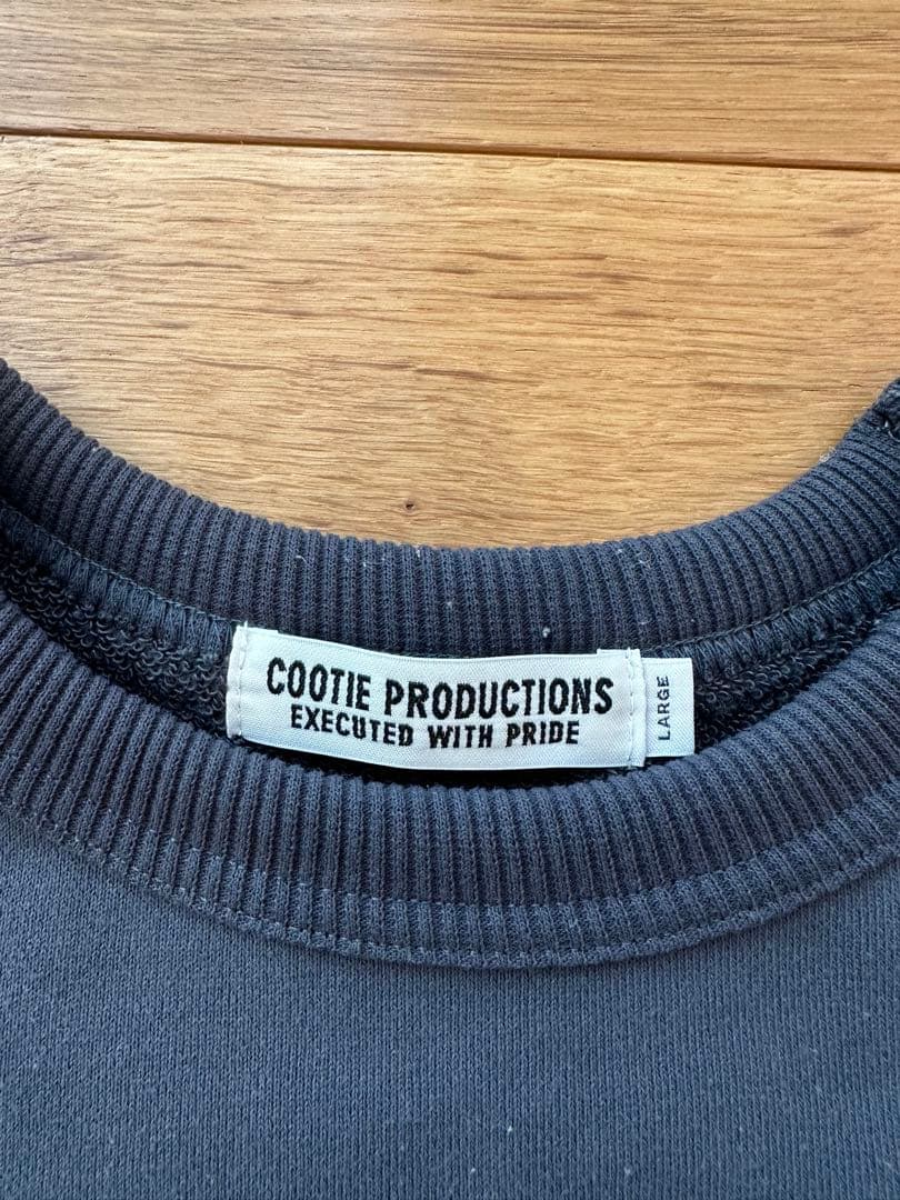 COOTIE PRODUCTIONS ダークグレー スウェット L