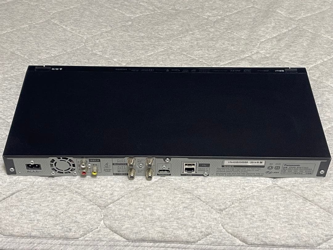 Panasonic DMR-BWT560 ブルーレイレコーダー 動作確認済み