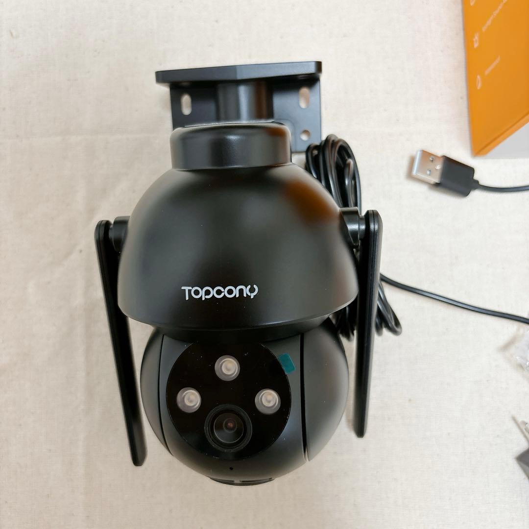 ☆Topcony 防犯カメラ ワイヤレス wifi 屋外 2.5K 500万画素