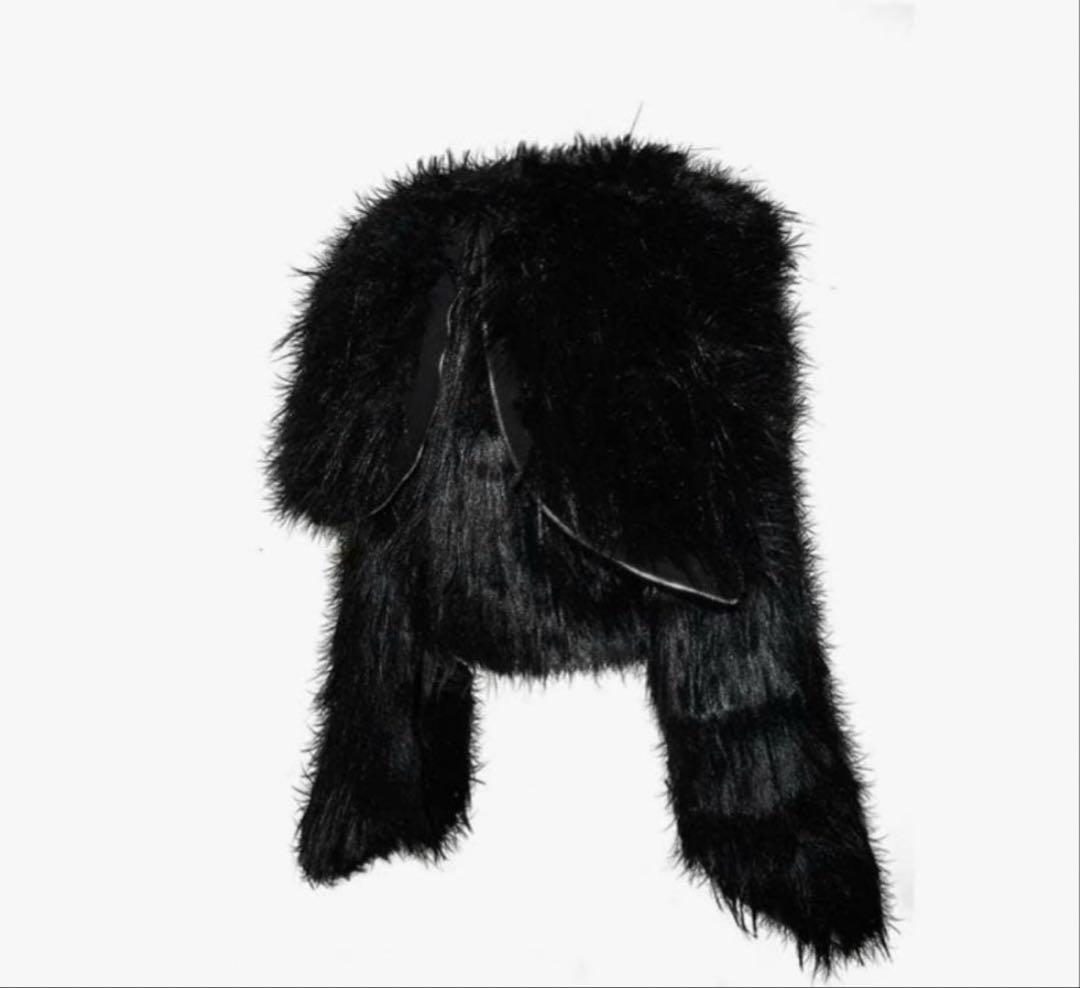 ジャケット・アウター Theredthread S fur hooded jacket