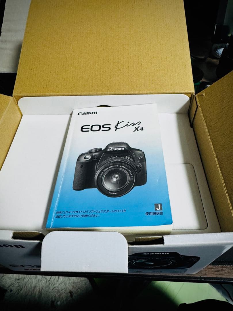 極美品Kiss X4 18-55mm + 50mm単焦点 + フード付フルセット