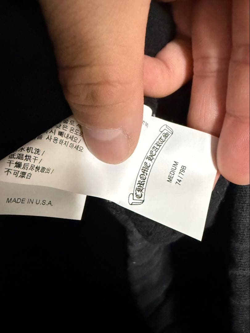 (値下げ交渉あり)CHROME HEARTS 黒ショートパンツ